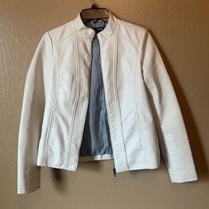 White Leather Jacket